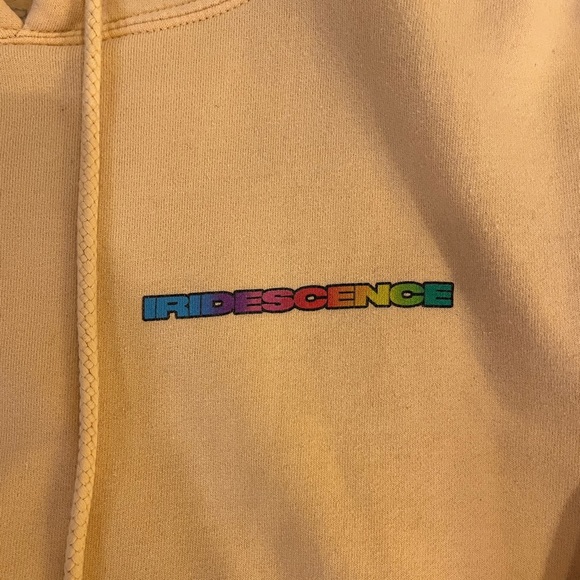 Brockhampton Iridescence Yellow Rainbow Couch Hoodie M - Picture 3 of 8